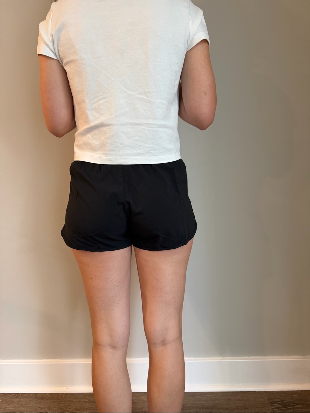 Gymshark Black Athletic Running Shorts - Picture 3 of 4